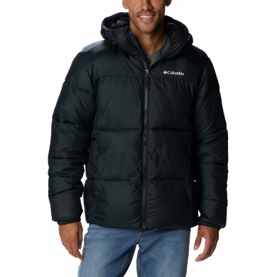 Columbia Winter Jacket Puffect with Hood (Thermarator Insulation, waterproof) black Men